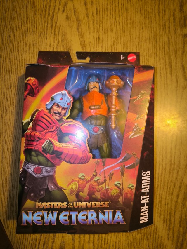 Nueva figura de acción de Man at Arms de Eternia