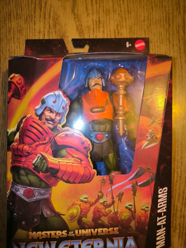 Nueva figura de acción de Man at Arms de Eternia