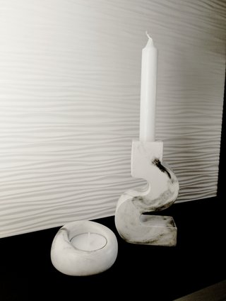 Duo candeliere + portacandela design