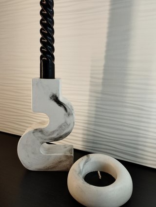 Duo candeliere + portacandela design