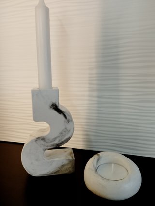 Duo candeliere + portacandela design