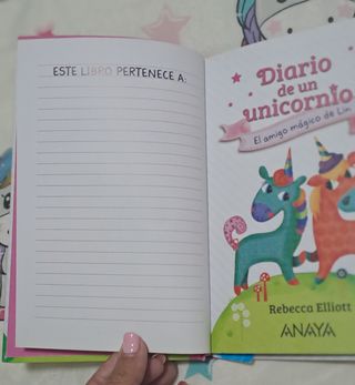 Libro 1 y 2, Diario de un unicornio. Español.