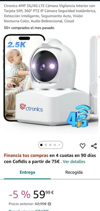 Cámara Vigilancia Interior