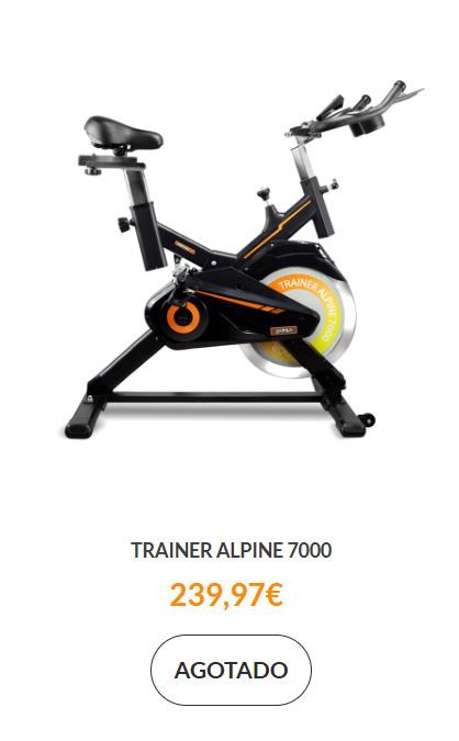 Bicicleta Trainer Alpine 7500 Gridinlux Spinning BH Fitness LYON