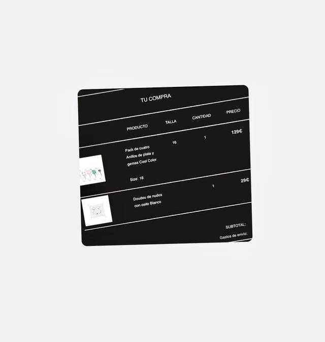 Anillo Tous de plata y piedra howlita blanca