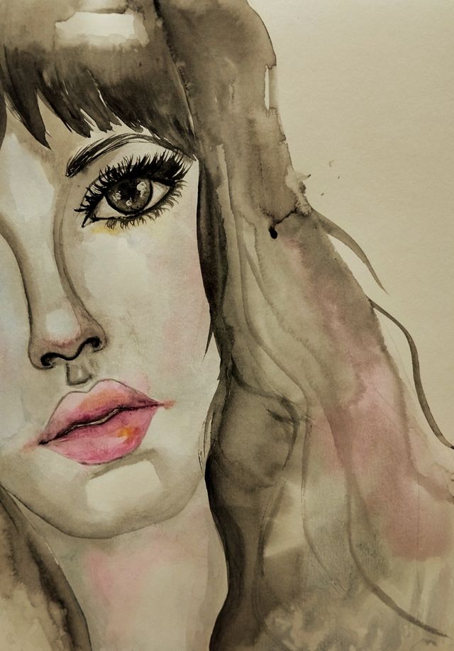 Acuarela decoración cuadro ilustración