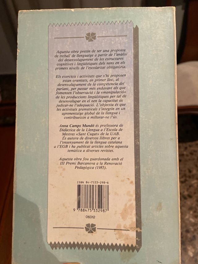 La gramàtica a l'escola bàsica.