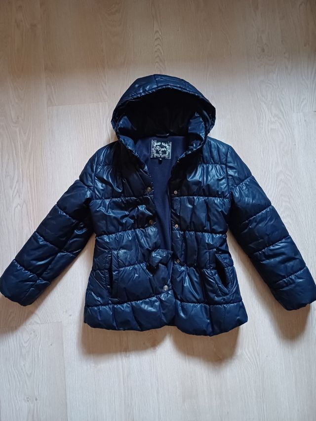 Abrigo acolchado plumas niña 10 años