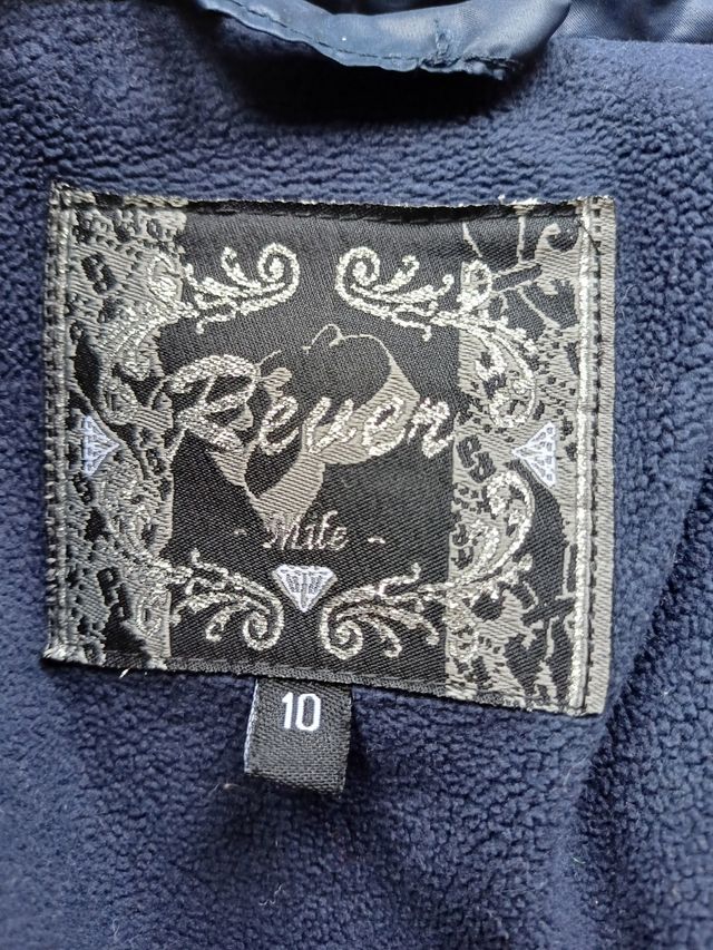 Abrigo acolchado plumas niña 10 años