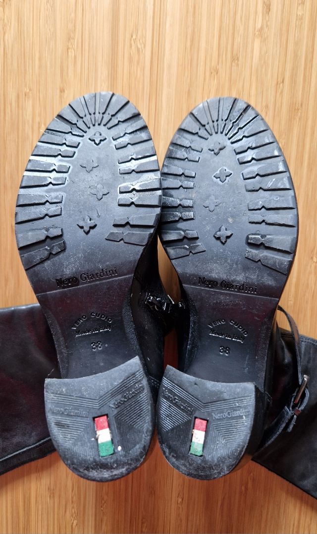 Botas altas de piel n° 38