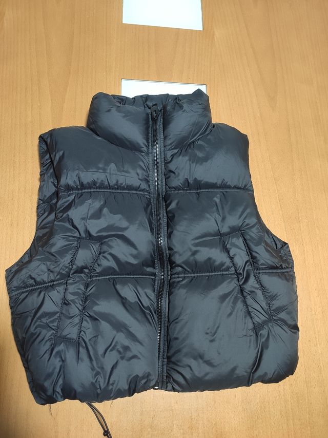Pull& Bear Chaleco Negro Mujer Pull And Bear Chaleco Acolchado