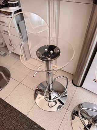 Coppia Sgabelli in plexy da cucina