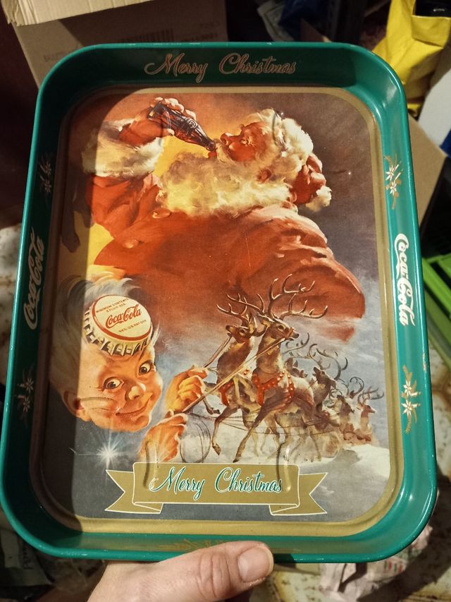Vassoio natalizio Coca cola