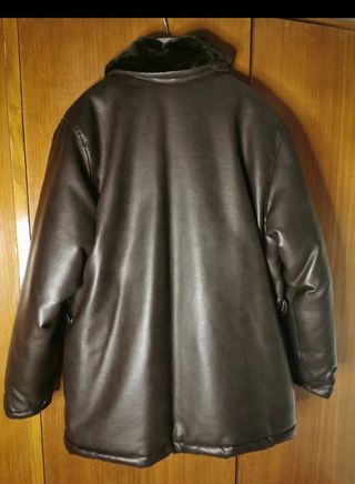 Giacca stile vintage pelle sintetica