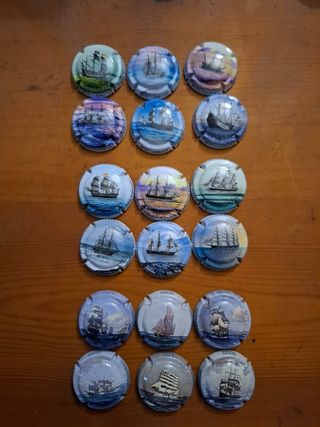 18 placas - barcos 