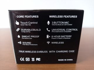 Auricolari Bluetooth con Custodia di Ricarica