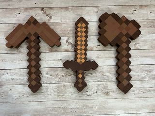 Set herramientas madera minecraft