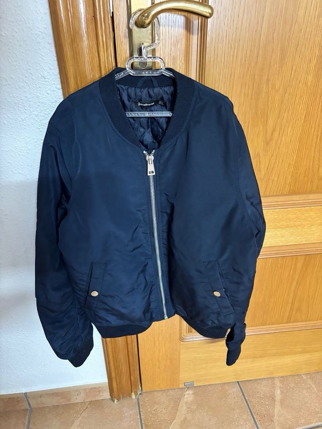 Chaqueta bomber azul marina