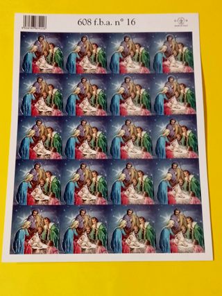 46 fogli stickers Natalizi  natività