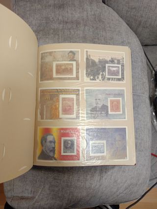 La España contemporánea en sellos de correos