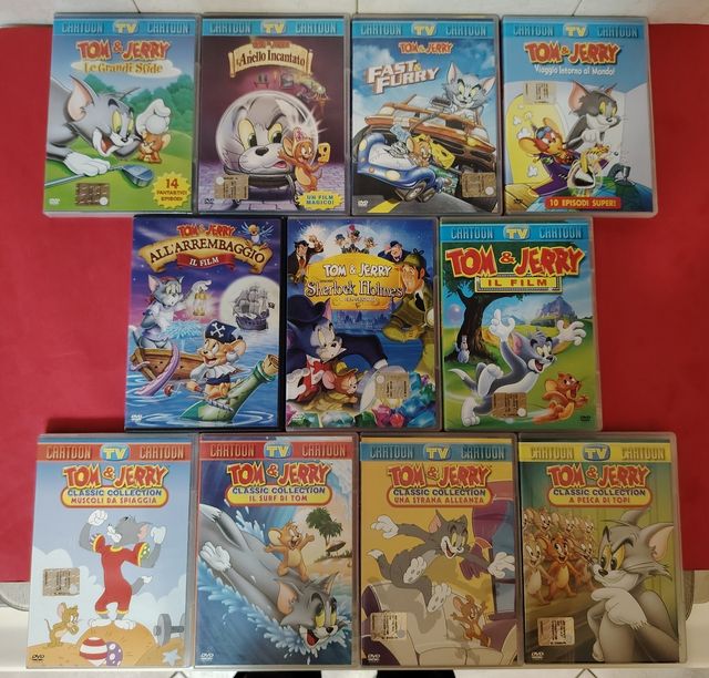 TOM & JERRY lotto 11 dvd