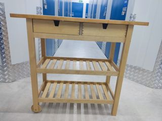 Carrito cocina madera