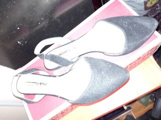 El bailarinas de brillantina negras T 38