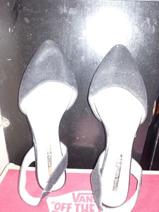 El bailarinas de brillantina negras T 38