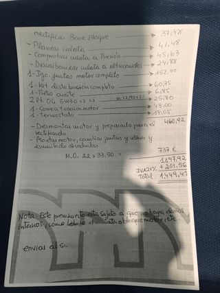 Vendo motor microcar