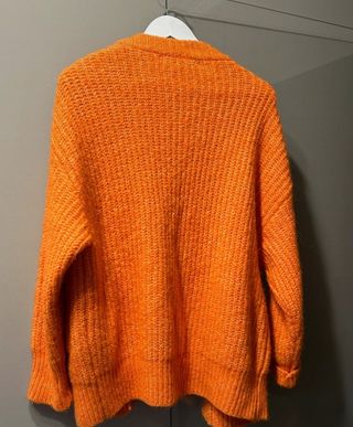 Chaqueta lana naranja 