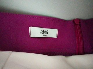 Vestido cóctel color blanco buganvilla