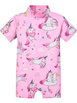 Traje de baño 3 años unicornio NUEVO!!