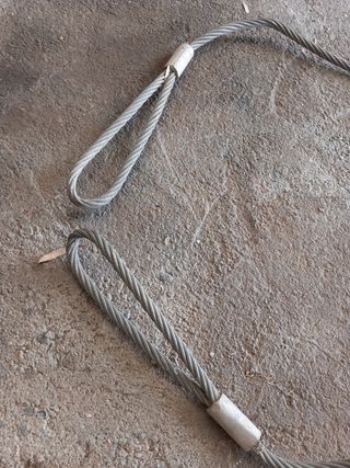Cable de acero grua remolcar