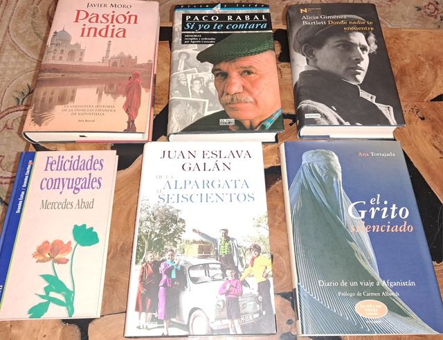 6 Libros, Autores Españoles - Lote 14