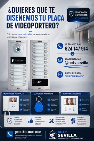 Instalador CCTV y Videoporteros