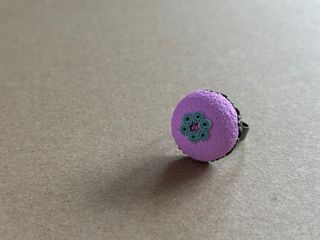 Anillo arcilla polimérica y Swarovski_1
