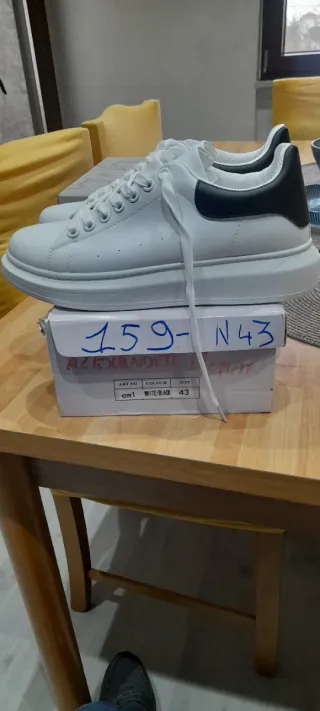 Sneakers Sportive pelle N43 in pelle color White e