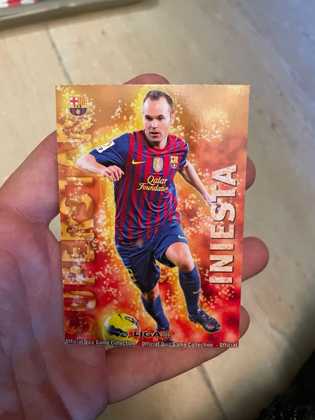 Cromo de Iniesta