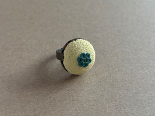 Anillo arcilla polimérica y Swarovski_5