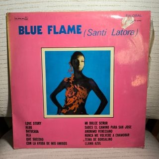 SANTI LATORA BLUE FLAME VINYL LP, ALB 1971 PALOBAL