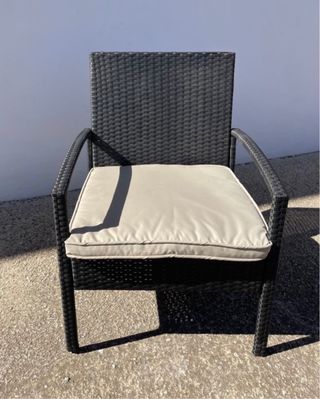 SILLÓN Y MESA RATÁN EXTERIOR