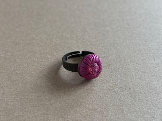 Anillo arcilla polimérica y Swarovski_11