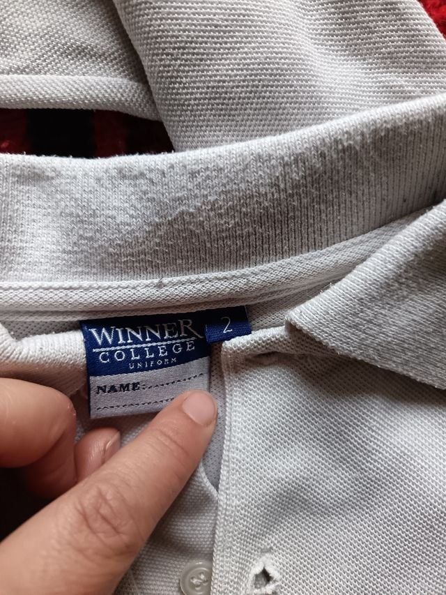 2 Polos manga larga Saldaña talla 2