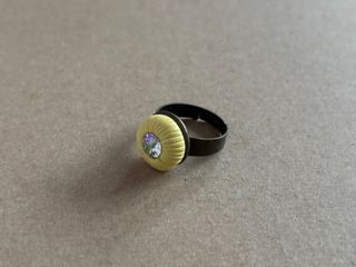 Anillo arcilla polimérica y Swarovski_13