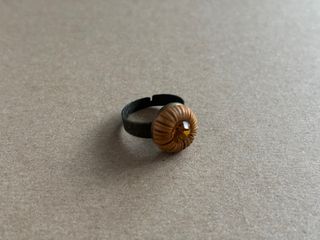 Anillo arcilla polimérica y Swarovski_14