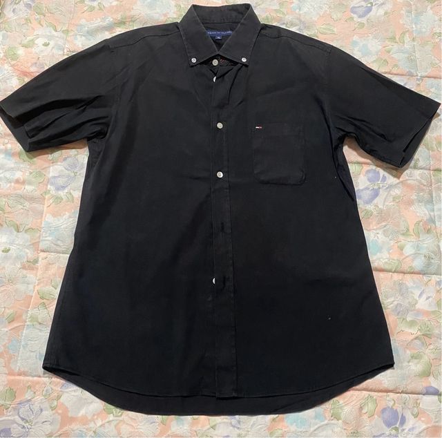 Camisa Tommy Negra Hombre
