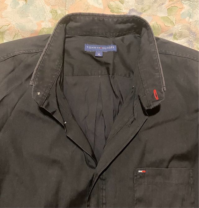 Camisa Tommy Negra Hombre