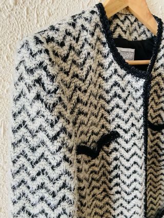 Chaqueta blazer Avedon punto chevron talla XL