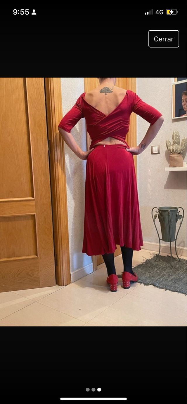 LOTE cuatro vestidos otoño invierno