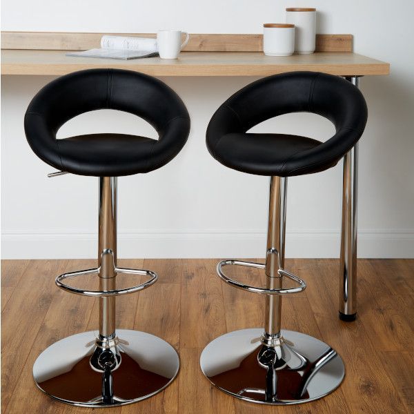 🔥2 TABURETES BARRA NEGROS🔥NUEVOS🔥